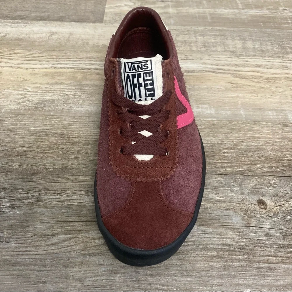 Vans Women’s Suede Sport Low Sneakers Brown Pop-size 6 NEW w/o box